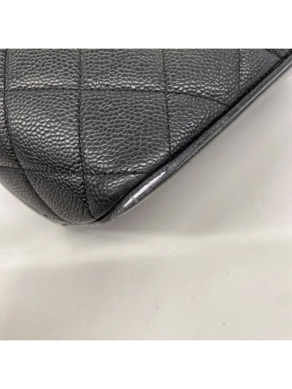 Chanel Tote Reissue Caviar Leather Black Gold
